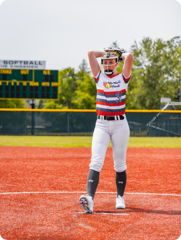 Women's Flite Softball Cleats with Pitching Toe