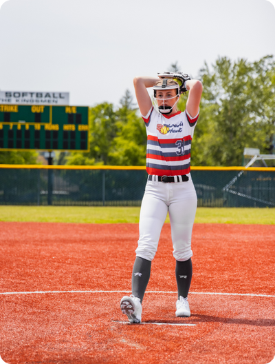 Women's Flite Softball Cleats with Pitching Toe